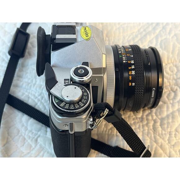 Canon AE-1 FD 50mm f/1.8 with Flash in Case Owners Manual and Gadg-IT Bag TESTED - Picture 11 of 15